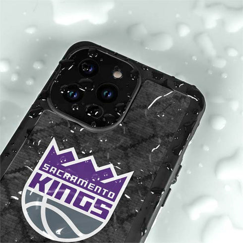 NBA Sacramento Kings Blast Rust iPhone 15 Pro Waterproof Case